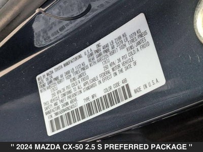 2024 Mazda CX-50 2.5 S Preferred Package