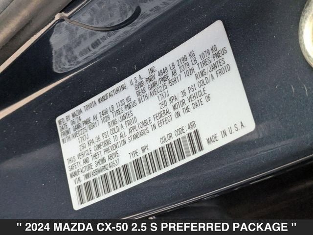2024 Mazda CX-50 2.5 S Preferred Package