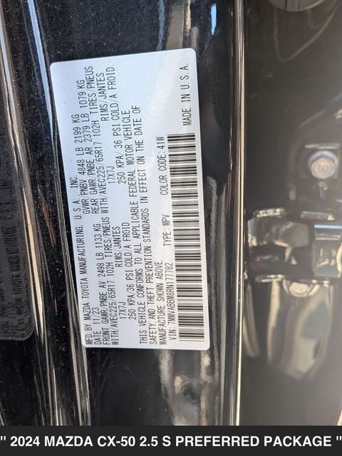 2024 Mazda CX-50 2.5 S Preferred Package
