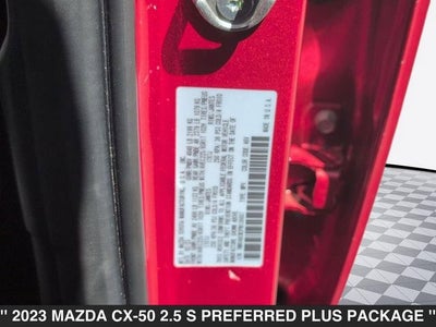 2023 Mazda CX-50 2.5 S Preferred Plus Package
