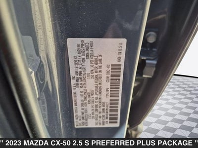 2023 Mazda CX-50 2.5 S Preferred Plus Package