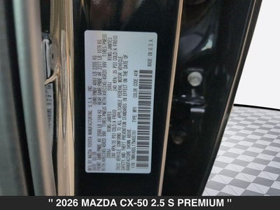 2026 Mazda CX-50 2.5 S Premium AWD