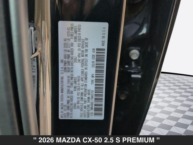 2026 Mazda CX-50 2.5 S Premium AWD