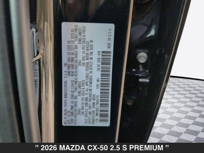2026 Mazda CX-50 2.5 S Premium AWD