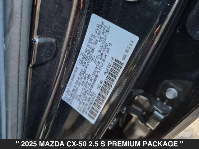 2025 Mazda CX-50 2.5 S Premium Package