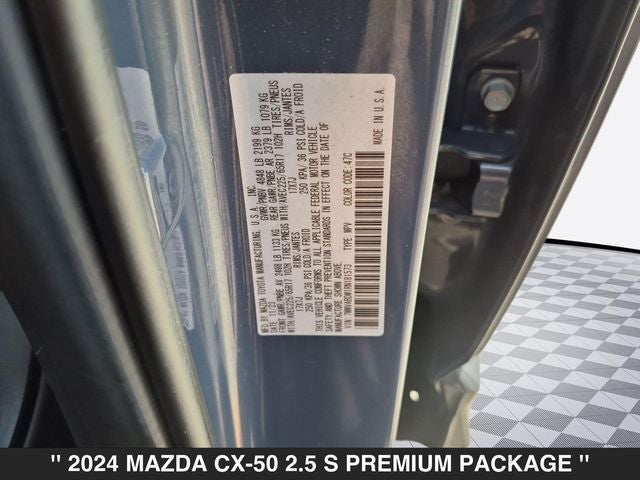 2024 Mazda CX-50 2.5 S Premium Package