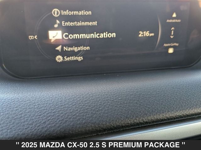 2025 Mazda CX-50 2.5 S Premium Package