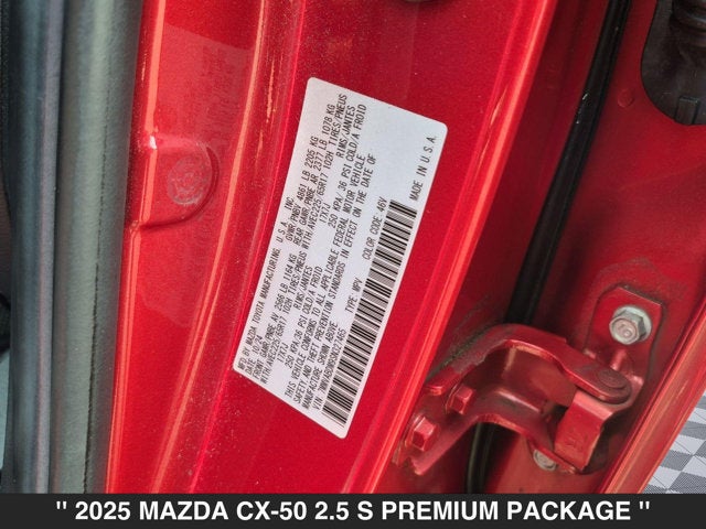 2025 Mazda CX-50 2.5 S Premium Package