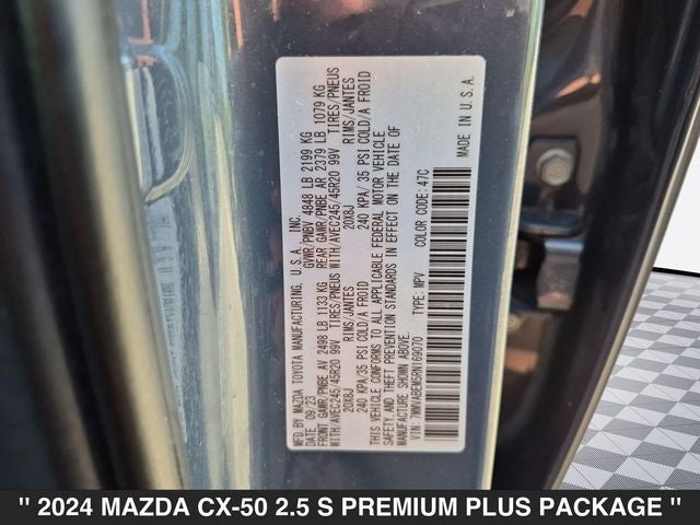 2024 Mazda CX-50 2.5 S Premium Plus Package