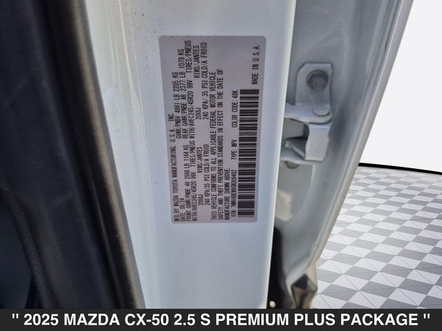 2025 Mazda CX-50 2.5 S Premium Plus Package