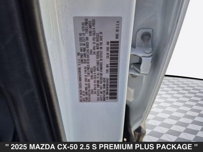 2025 Mazda CX-50 2.5 S Premium Plus Package