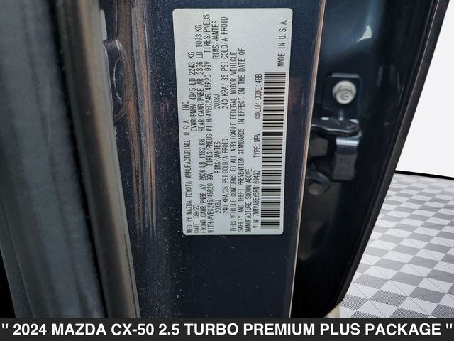 2024 Mazda CX-50 2.5 Turbo Premium Plus Package