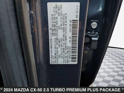 2024 Mazda MAZDA CX-50 2.5 Turbo Premium Plus Package