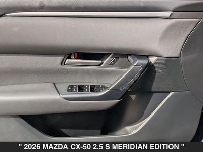 2026 Mazda CX-50 2.5 S Meridian Edition