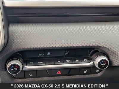 2026 Mazda CX-50 2.5 S Meridian Edition