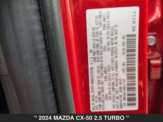 2024 Mazda MAZDA CX-50 2.5 Turbo