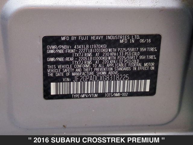 2016 Subaru Crosstrek 2.0i Premium
