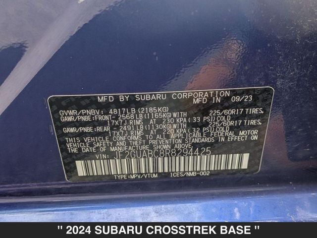 2024 Subaru Crosstrek Base