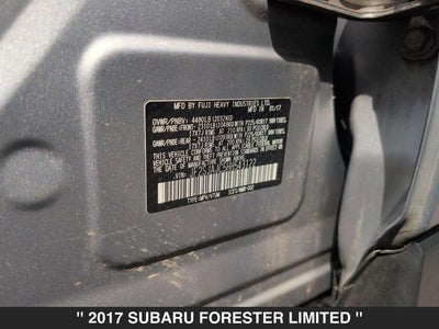 2017 Subaru Forester 2.5i Limited