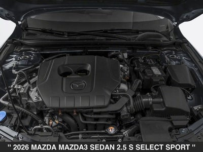 2026 Mazda Mazda3 Sedan 2.5 S Select Sport