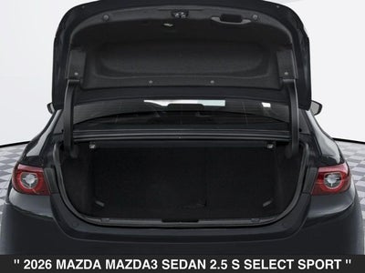 2026 Mazda Mazda3 Sedan 2.5 S Select Sport