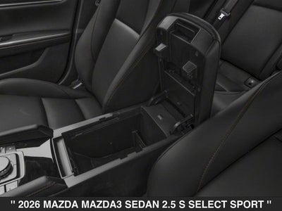 2026 Mazda Mazda3 Sedan 2.5 S Select Sport
