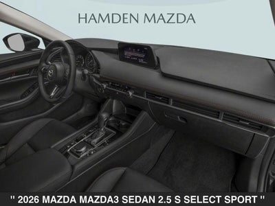 2026 Mazda Mazda3 Sedan 2.5 S Select Sport