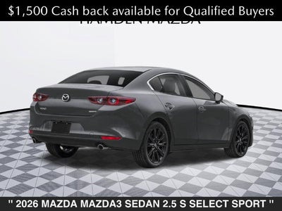 2026 Mazda Mazda3 Sedan 2.5 S Select Sport