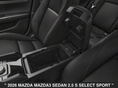 2026 Mazda Mazda3 Sedan 2.5 S Select Sport