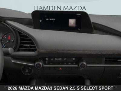 2026 Mazda Mazda3 Sedan 2.5 S Select Sport