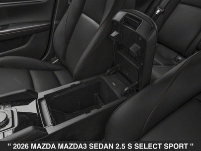 2026 Mazda Mazda3 Sedan 2.5 S Select Sport