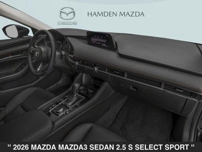 2026 Mazda Mazda3 Sedan 2.5 S Select Sport