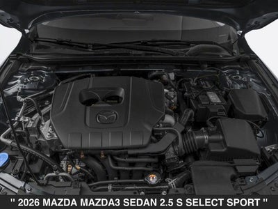 2026 Mazda Mazda3 Sedan 2.5 S Select Sport