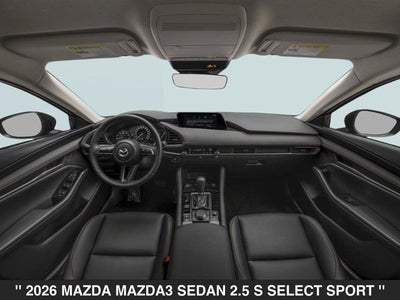 2026 Mazda Mazda3 Sedan 2.5 S Select Sport