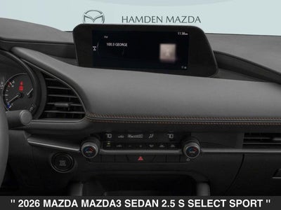 2026 Mazda Mazda3 Sedan 2.5 S Select Sport