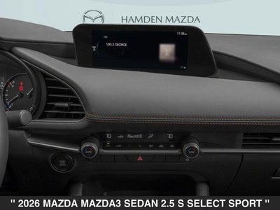 2026 Mazda Mazda3 Sedan 2.5 S Select Sport