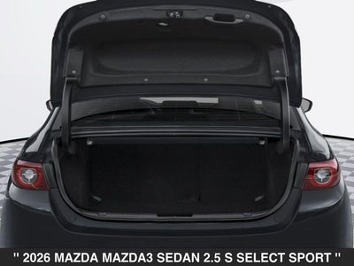 2026 Mazda Mazda3 Sedan 2.5 S Select Sport