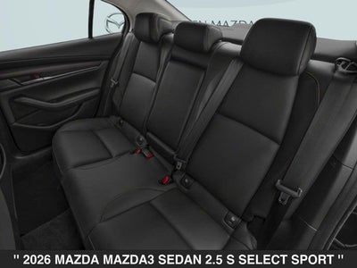 2026 Mazda Mazda3 2.5 S Select Sport