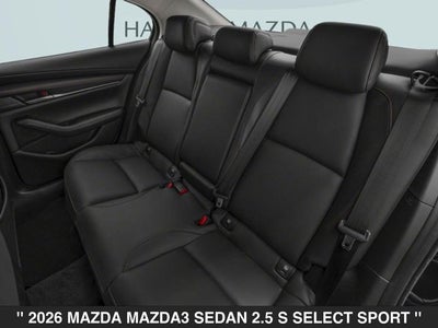2026 Mazda Mazda3 2.5 S Select Sport