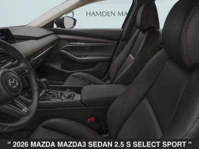 2026 Mazda Mazda3 Sedan 2.5 S Select Sport