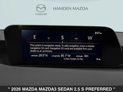 2026 Mazda Mazda3 Sedan 2.5 S Preferred