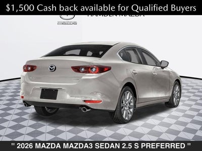 2026 Mazda Mazda3 Sedan 2.5 S Preferred