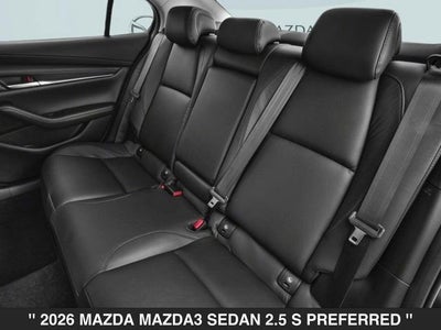 2026 Mazda Mazda3 Sedan 2.5 S Preferred