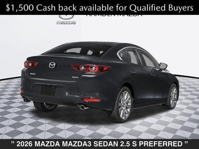 2026 Mazda Mazda3 Sedan 2.5 S Preferred