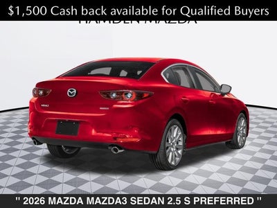 2026 Mazda Mazda3 Sedan 2.5 S Preferred