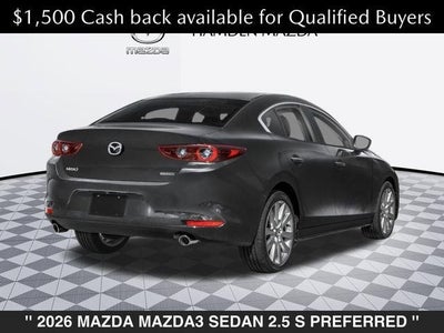 2026 Mazda Mazda3 Sedan 2.5 S Preferred