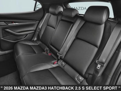 2026 Mazda Mazda3 Hatchback 2.5 S Select Sport