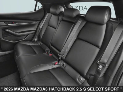 2026 Mazda Mazda3 Hatchback 2.5 S Select Sport