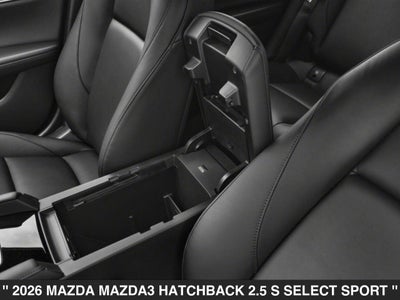 2026 Mazda Mazda3 Hatchback 2.5 S Select Sport