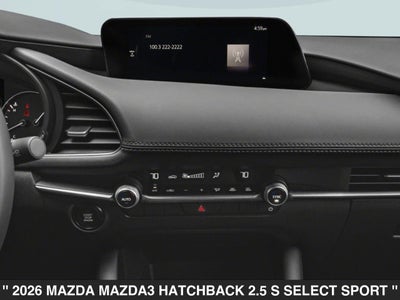 2026 Mazda Mazda3 Hatchback 2.5 S Select Sport